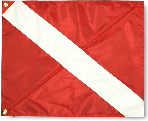 Anley diver down warning flag - warning,