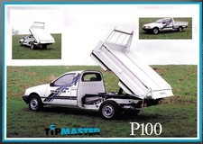 Ford P100 Tipmaster Dropside Tipper Early 1990s UK Single Sheet Brochure Sierra