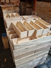 Single Size French Wooden Wine Box - Pack of 6