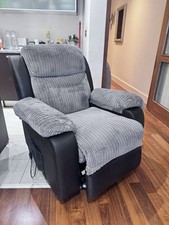 Argos Bradley Rise & Recline Chair – Charcoal/Black – Used (VGC)