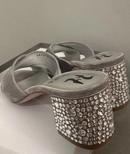 Gina shoes velvet grey - shoes,