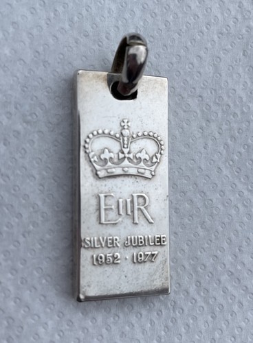 Silver jubilee 1952 1977 ingot - silver,