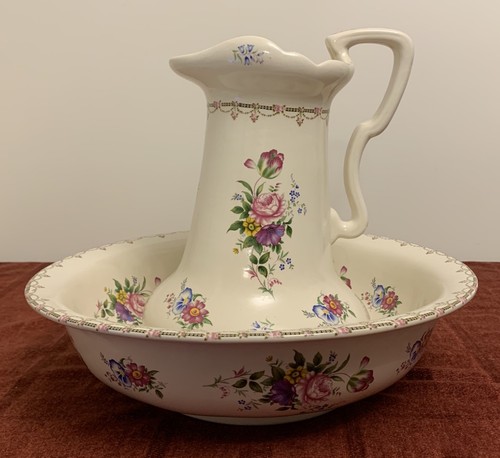 Victoria ironstone floral wash - ironstone,
