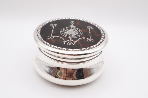 Heavy large antique silver - &,