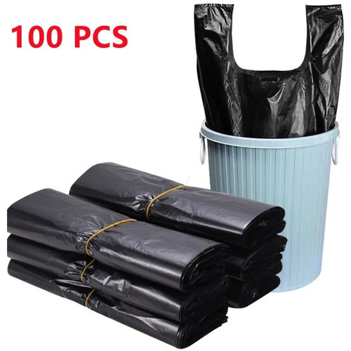 100 black reusable plastic - 100,