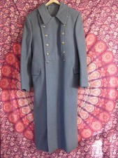 Vintage 1950s? Soviet Russian army officer's winter shinel coat Size 48-5