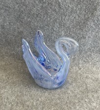 Vintage Pale Blue Iridescent