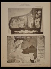 PIANO DECORATION PLEYEL, HENRI BONIS - BOARD 1903 - PRIVATE POSTER LIVEMONT