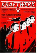 Kraftwerk 19 Concert VINTAGE Classic BAND Rock Print Poster Wall Picture A4 +