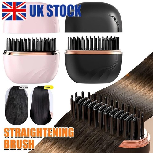 Hair straightener brush - straightener,