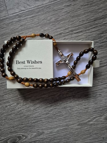 Wooden rosary beads - wooden,