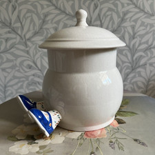 Lustre Pottery - Carlton Ware - Walking Ware BISCUIT BARREL  - Early Cup Mark