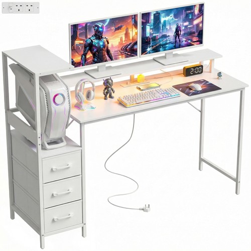 Homcom 147cm gaming desk with - homcom,