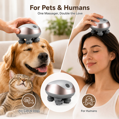 Massager electric cat body - cat,