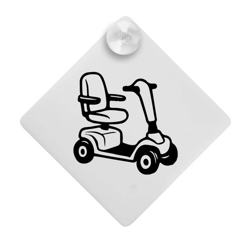 Mobility scooter car window - scooter',