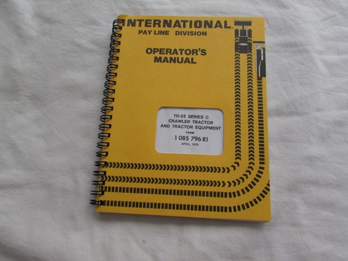 International td25 series c - @international,
