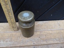 Antique / Vintage OHAUS 2 Kg Brass Weight . Solid Brass weight for Scales