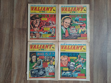 VALIANT COMIC. X4. 1974. IPC MAGAZINES LTD. 32 PAGES. 4P.