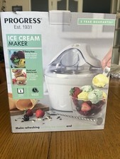 Progress ice cream maker