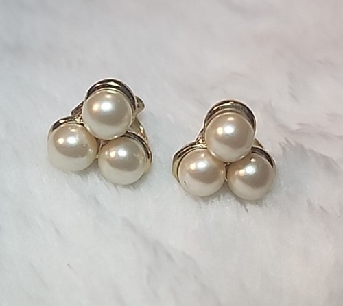 Vintage triple faux - faux, pearl