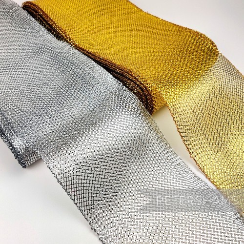 Metallic lurex 15cm wide crin - metallic,