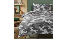 Argos Home Camo Grey Kids Bedding Set - Single (1559)