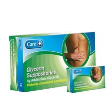 Care Glycerin Suppositories 4g