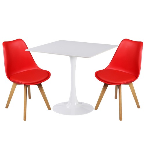 White square ceramic - ceramic, dining