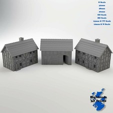 Timbered Houses WW2 Building