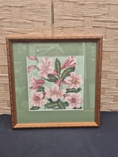 Vintage Framed Needlepoint