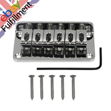 Chrome Fixed Guitar Bridge