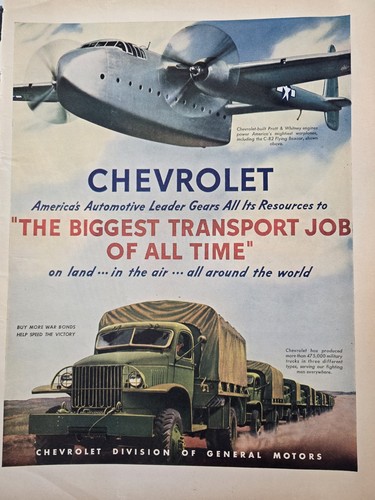 1945 wwii chevrolet pratt - pratt, &