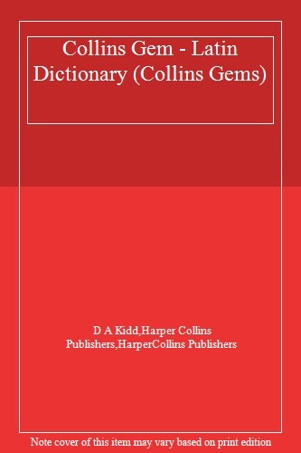 Collins gem latin dictionary - -,