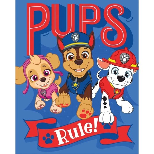 Paw patrol fleece blanket kids - paw,