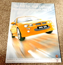 MG ZR MGZR 1.8 VVC 160 - FRAMEABLE COLLECTIBLE ORIGINAL CLASSIC CAR ADVERT
