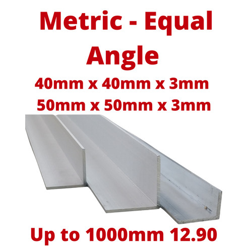 Aluminium equal angle - aluminium, 40