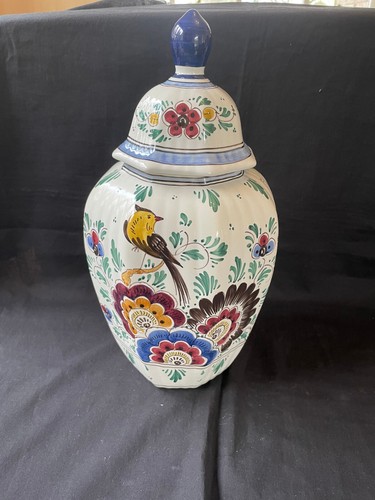 Large delfts polychrome vase - delfts,