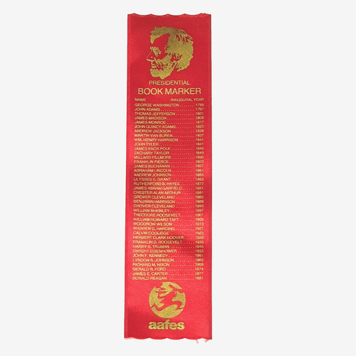 Woven bookmark usa presidents - woven,