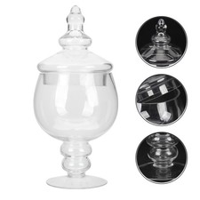 Glass Sugar Bowl Transparent