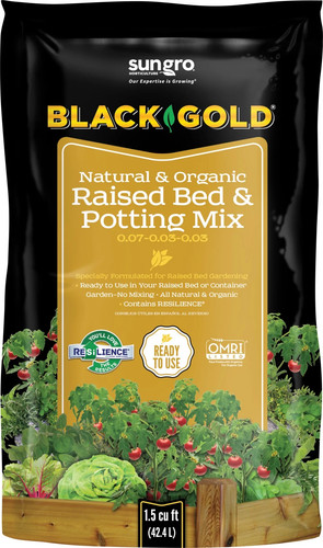 Natural and organic raised - organic, bed