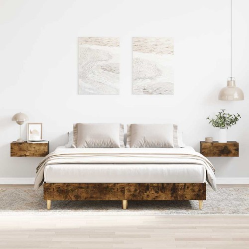 Bed frame engineered wood - |,
