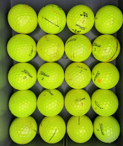 Yellow titleist pro - 20,