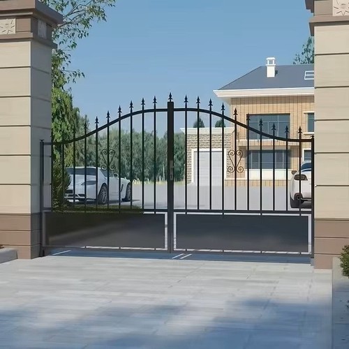Metal gates driveway wide x - metal, 3m