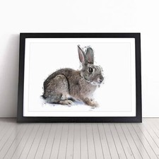 Brown Bunny Rabbit in Abstract