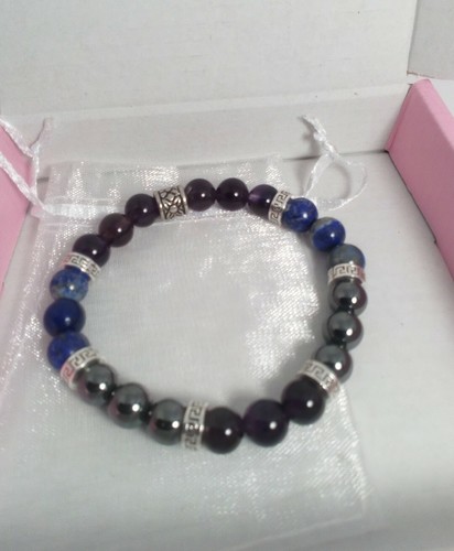 Handmade gemstone bracelet - handmade, for