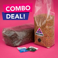 Sterile Millet Grain + CVG Mushroom Substrate Combo Deal