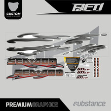 seadoo GTI 2005 Sea Doo Bombardier jet ski jetski Decal Kit Stickers Graphics