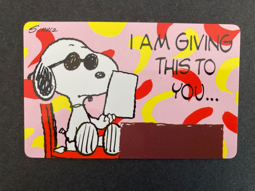 Rare snoopy sided mini - sided,
