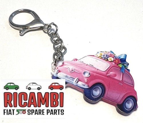 Classic fiat 500 keychain new - classic,