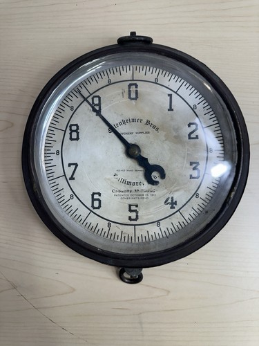 Vintage hanging butcher scale - hanging,